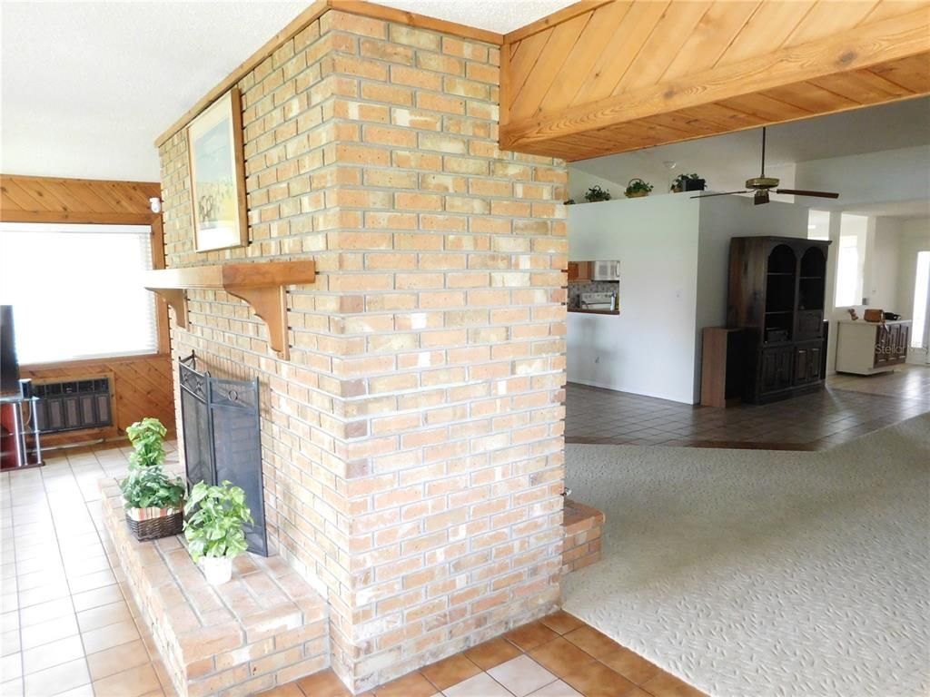 Fireplace, Interior, Stone Walls, Wooden Beams, Wooden Ceilings