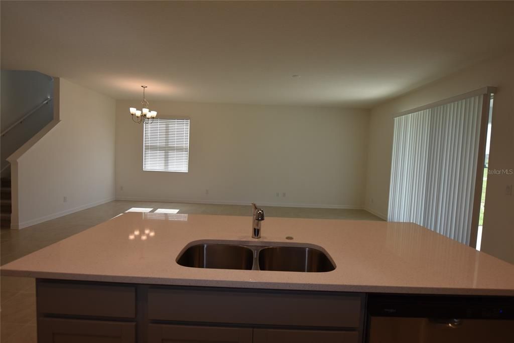 Chandelier, Empty room, Interior