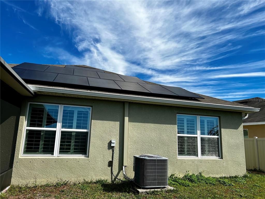 Exterior, Solar Panels