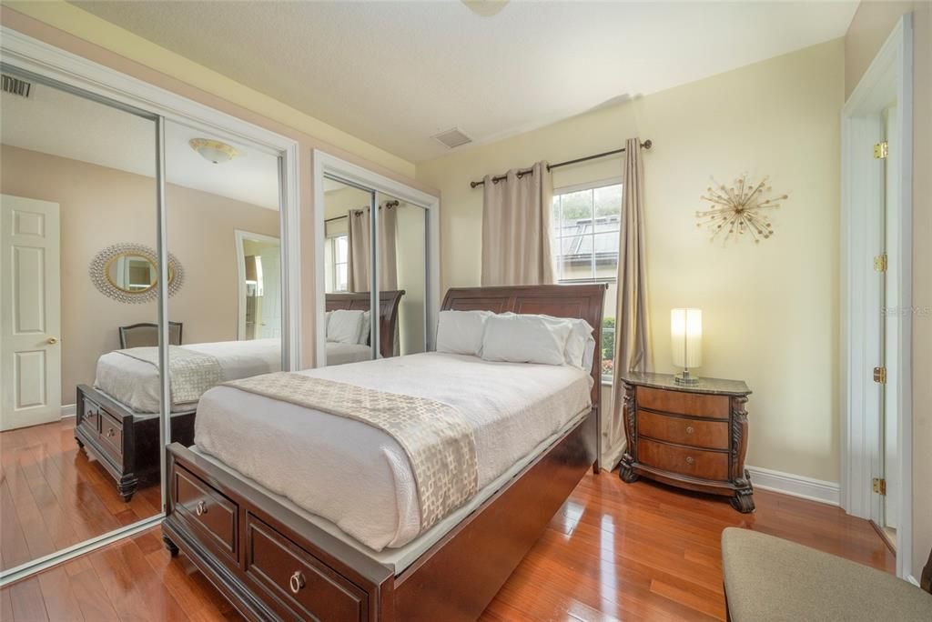 Bedroom, Interior, Wood Texture Flooring