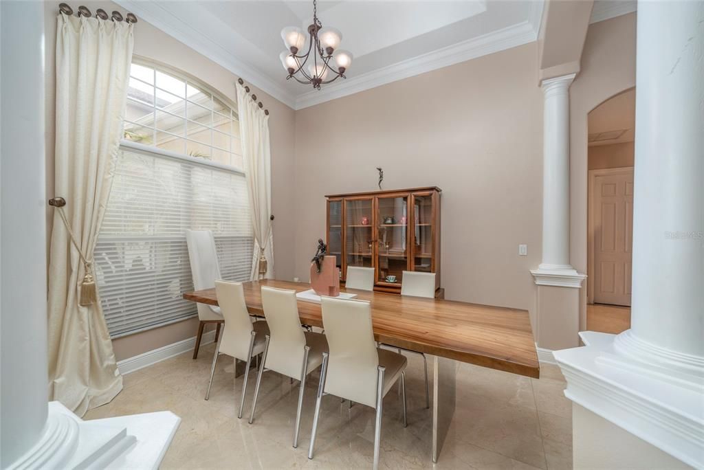 Chandelier, Dining room, Interior