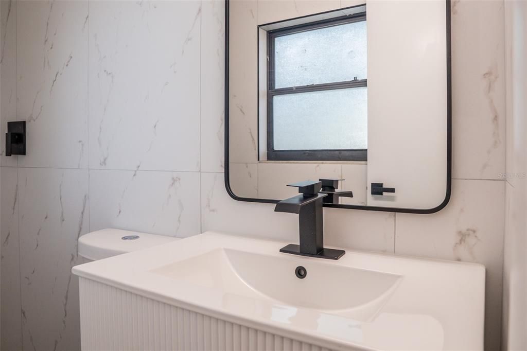 Bathroom, Interior, Marble Walls