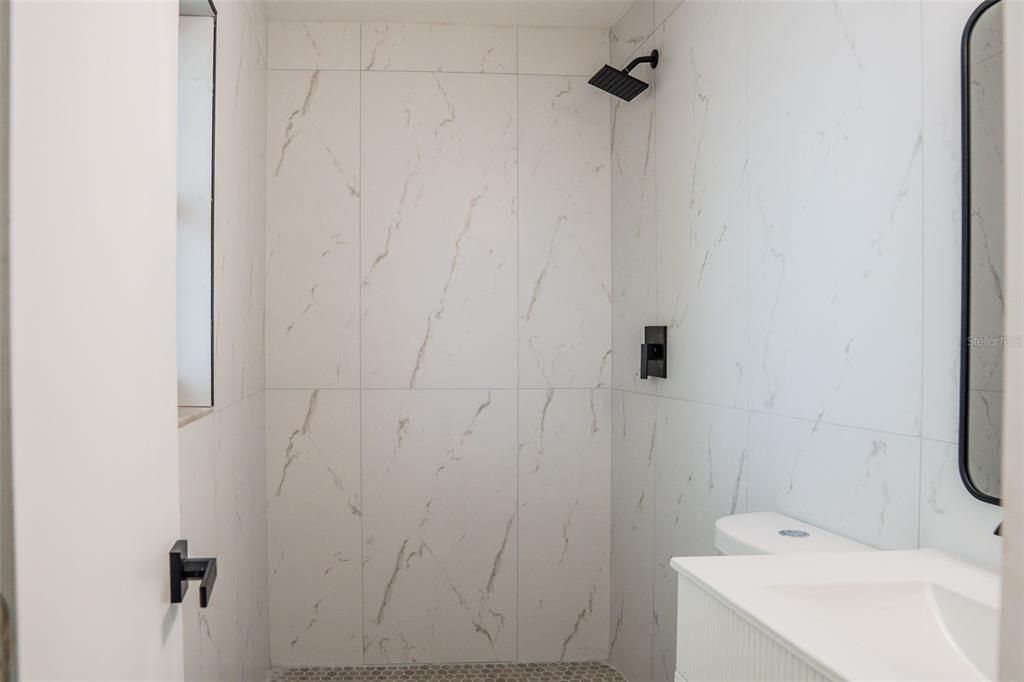 Bathroom, Interior, Marble Walls