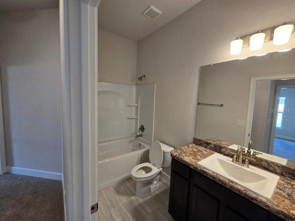 Bathroom, Interior, Wood Texture Flooring
