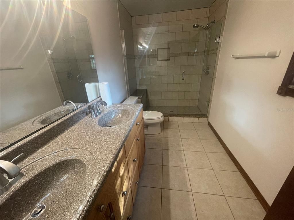 Bathroom, Dual Sink Vanities, Glass Shower, Interior