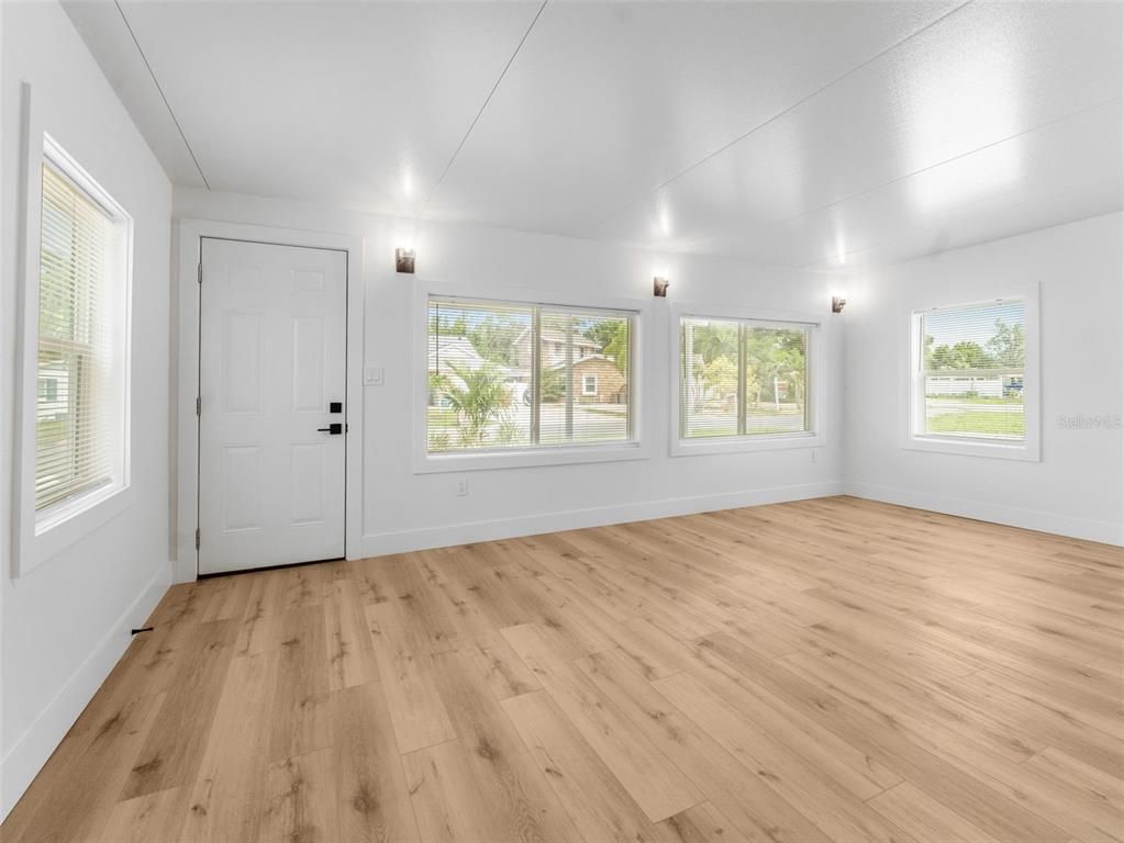 Empty room, Interior, Wood Texture Flooring