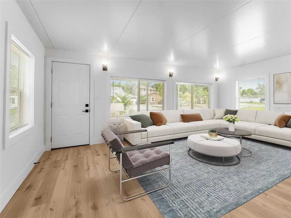 Interior, Living room, Wood Texture Flooring