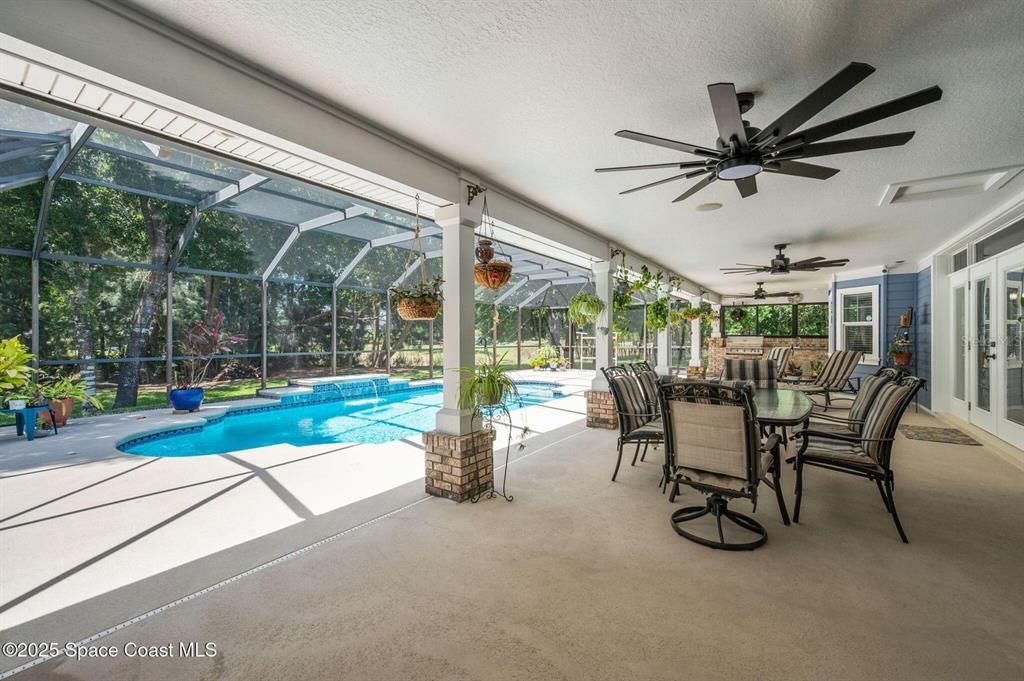 Dining room, Glass Ceilings, Interior, Pool, Sun Room