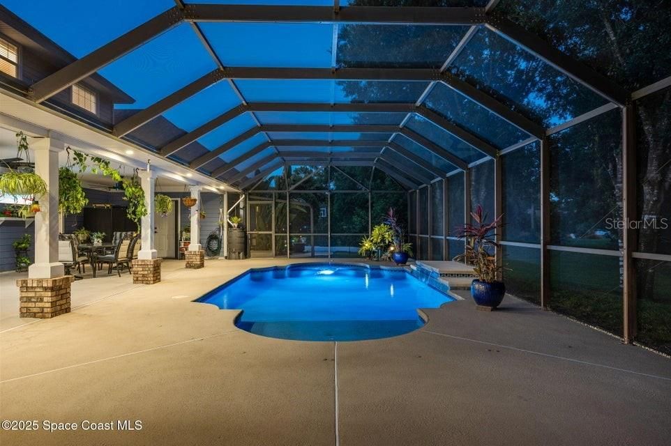 Glass Ceilings, Interior, Pool, Sun Room