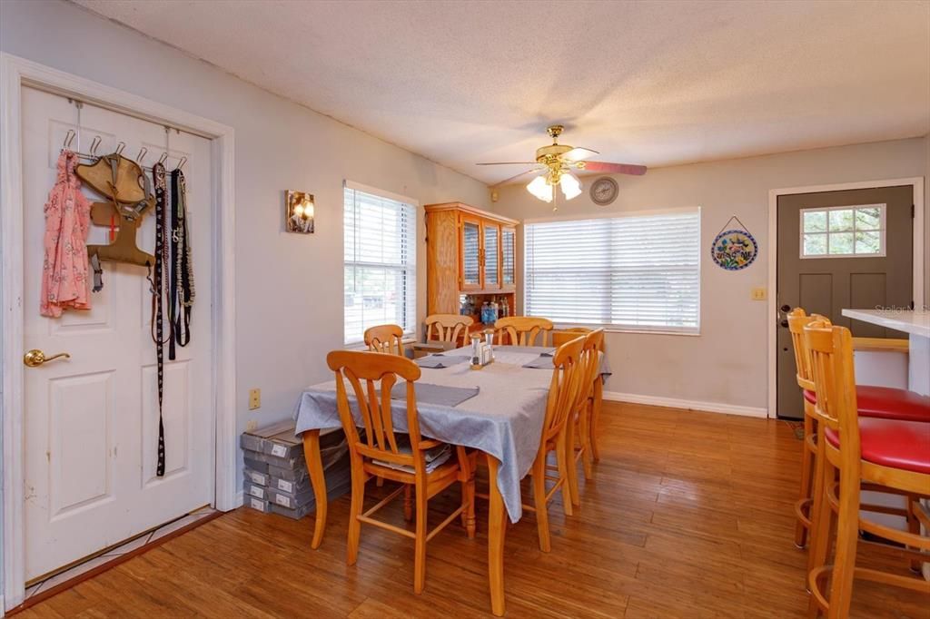 Dining room, Interior, Wood Texture Flooring