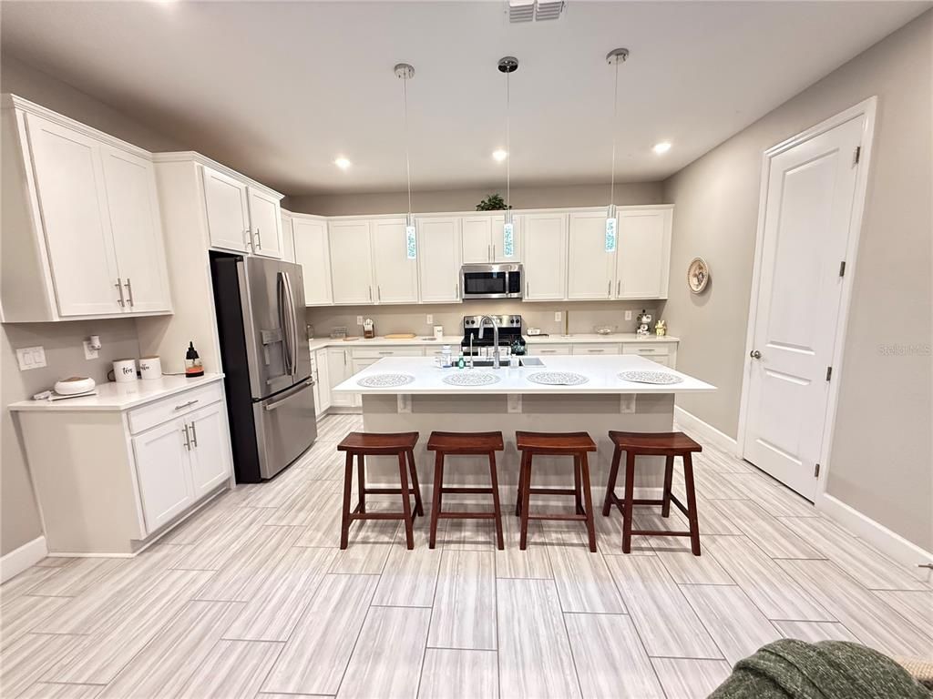 Interior, Kitchen, Pendant Lights, Recessed Lighting