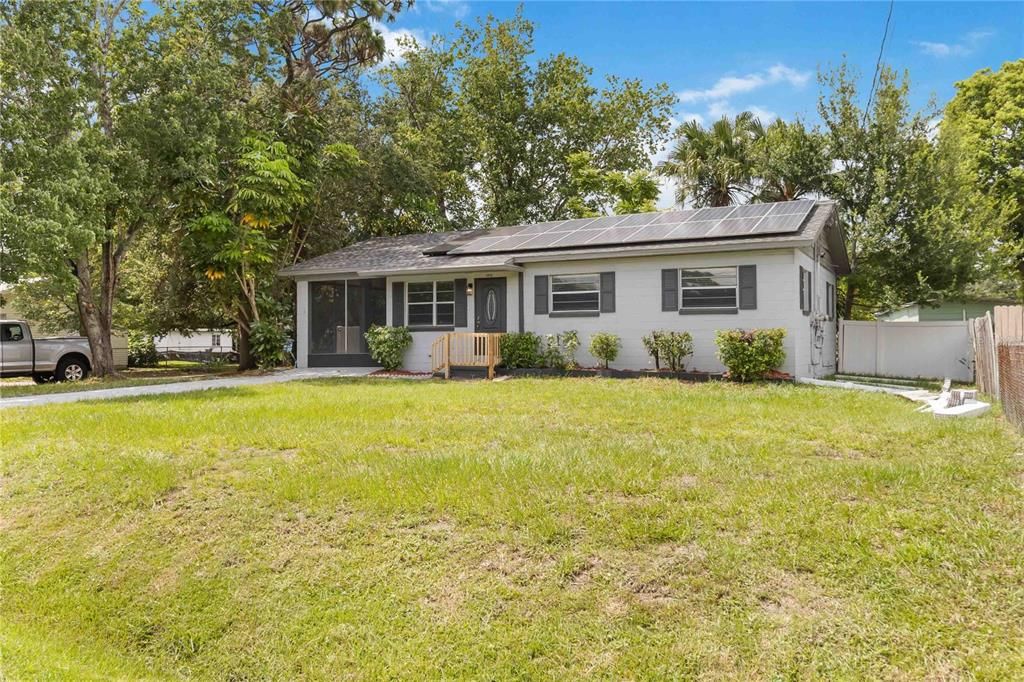 Backyard, Exterior, Solar Panels