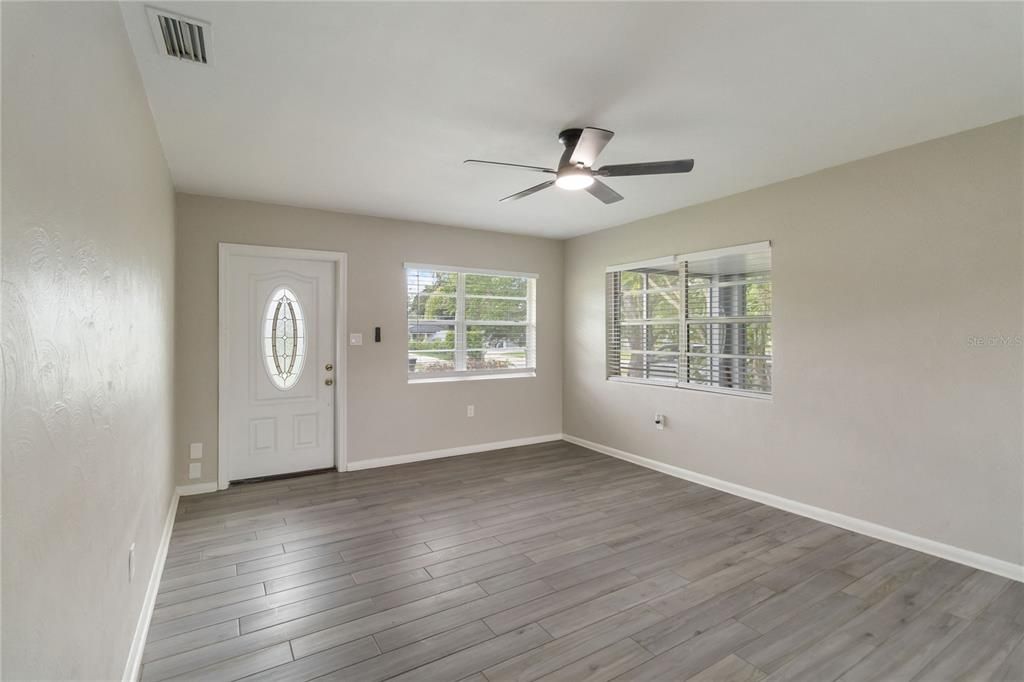 Empty room, Interior, Wood Texture Flooring