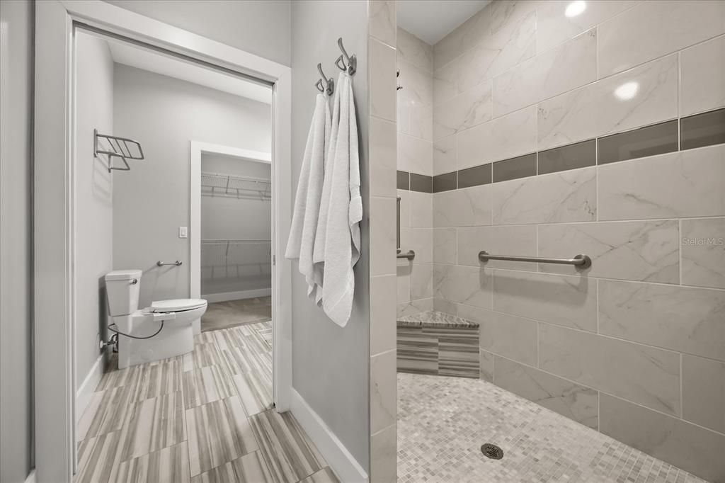 Bathroom, Interior, Marble Walls