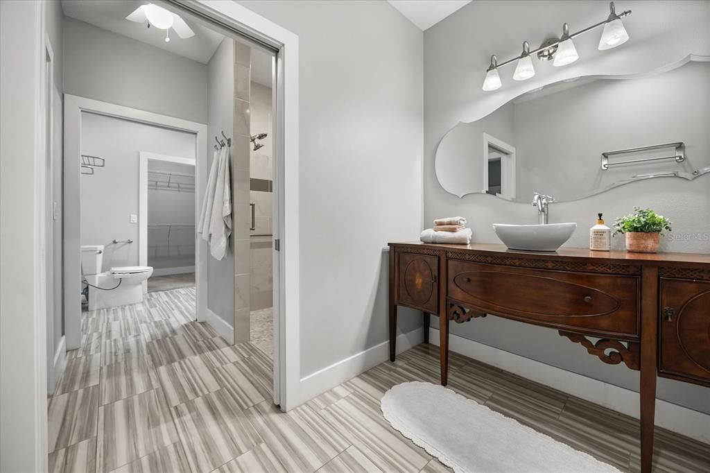 Bathroom, Glass Shower, Interior