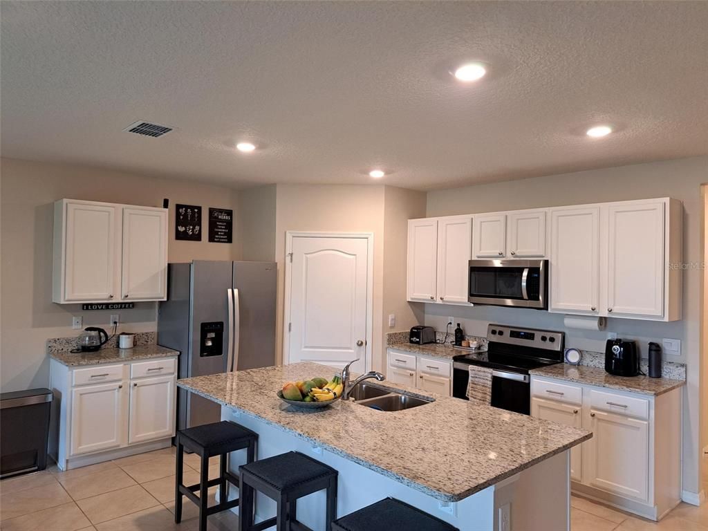 Interior, Kitchen, Recessed Lighting, Stainless Steel Appliances