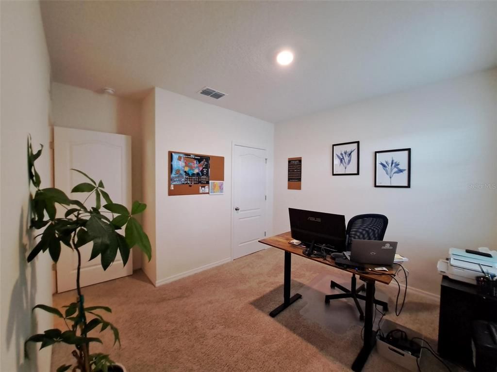 Home Office, Interior, Recessed Lighting