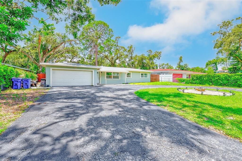 Attached, Backyard, Exterior, Facade, Ranch