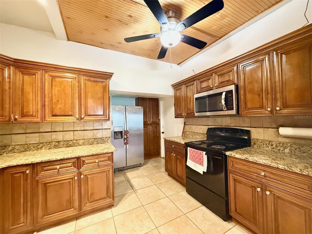 Interior, Kitchen, Wooden Ceilings