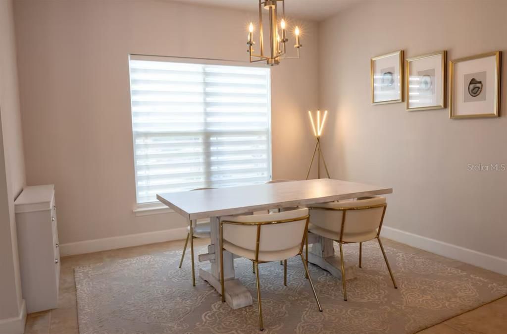 Chandelier, Dining room, Interior