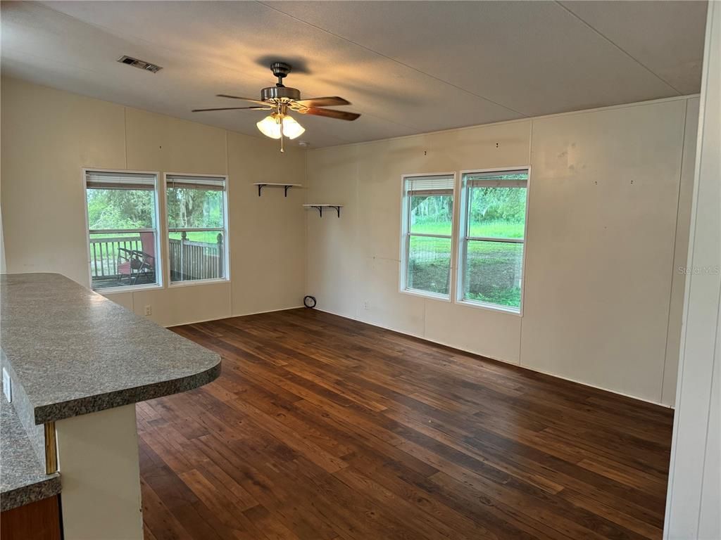 Empty room, Interior, Wood Texture Flooring