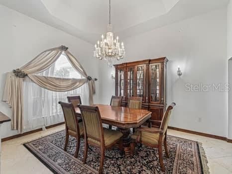 Chandelier, Dining room, Interior
