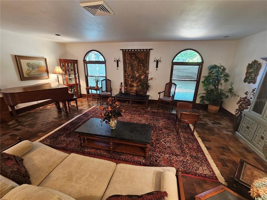 Interior, Living room, Piano, Water, Wood Texture Flooring