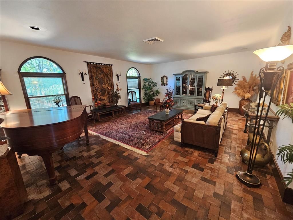 Fireplace, Interior, Living room, Piano