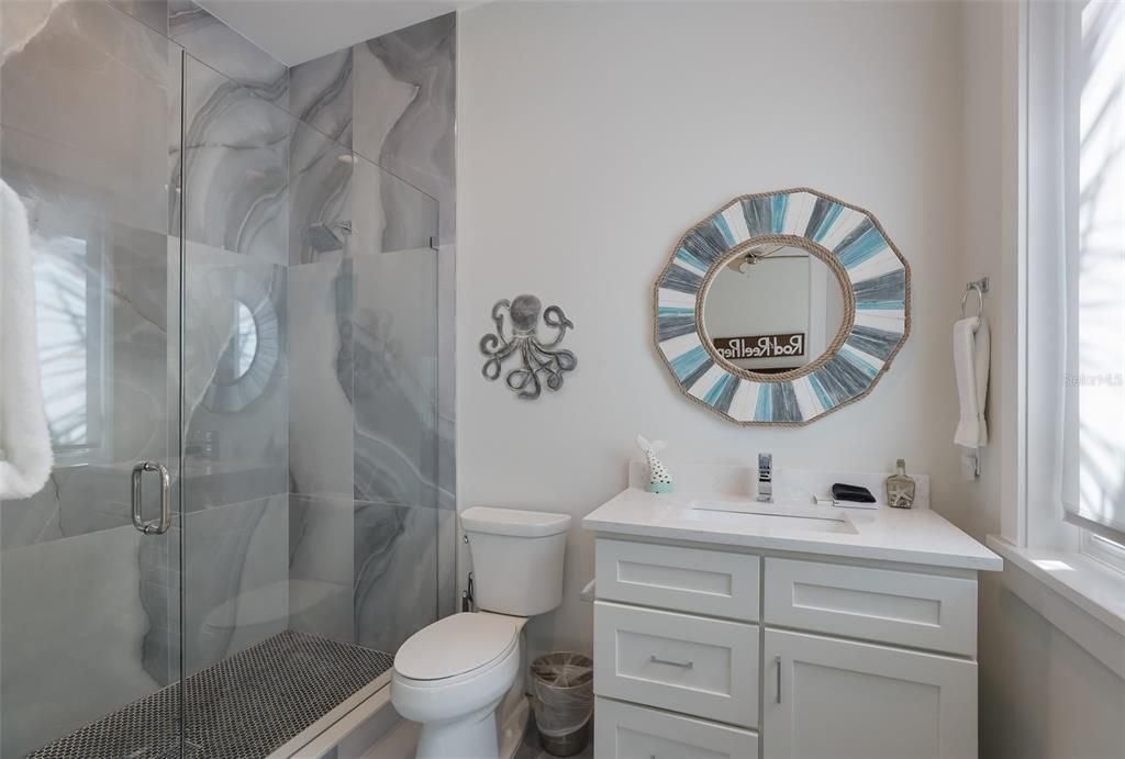 Bathroom, Glass Shower, Interior