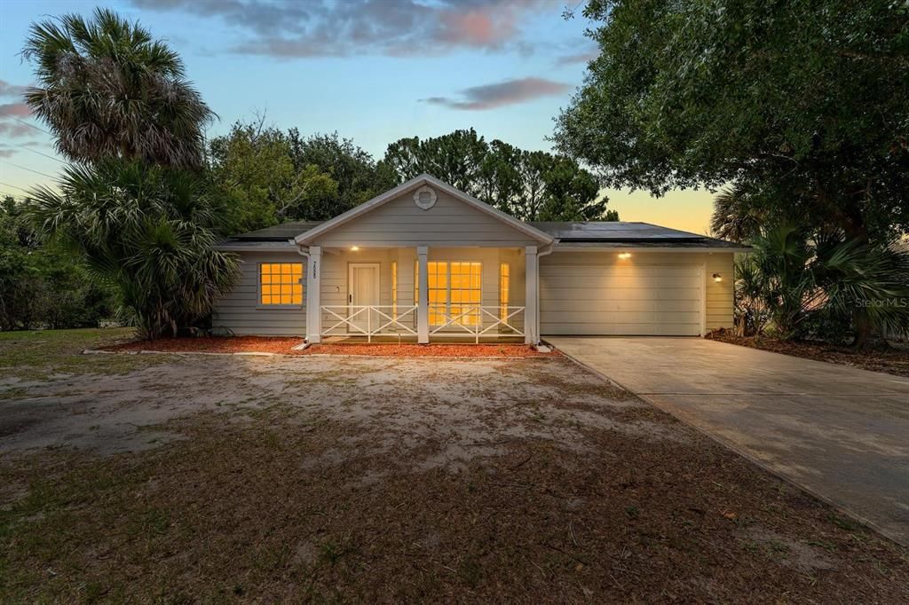 Attached, Backyard, Exterior, Facade, Solar Panels, Ranch