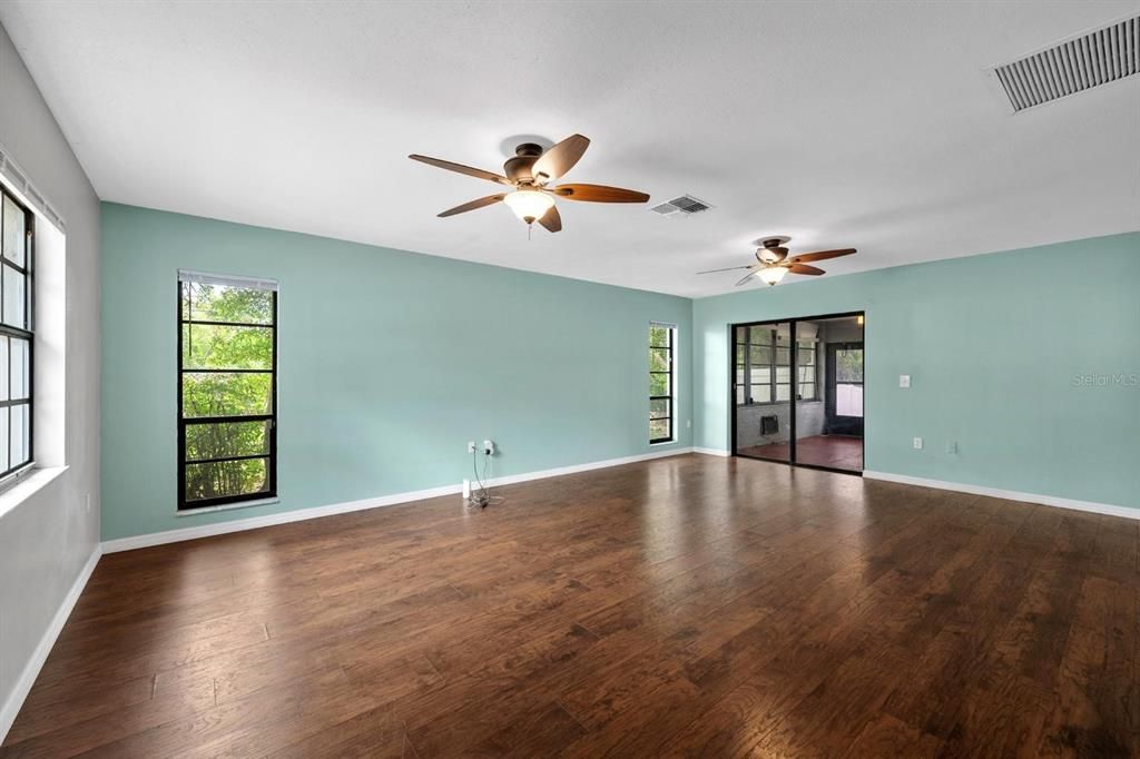 Empty room, Fireplace, Interior, Wood Texture Flooring