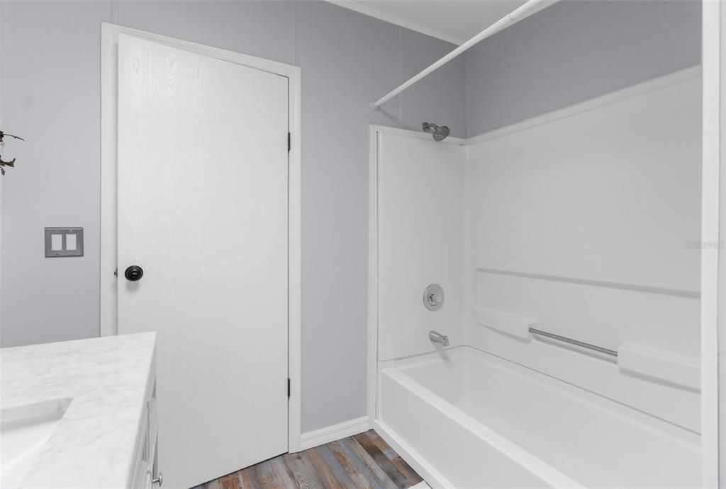 Bathroom, Interior, Wood Texture Flooring