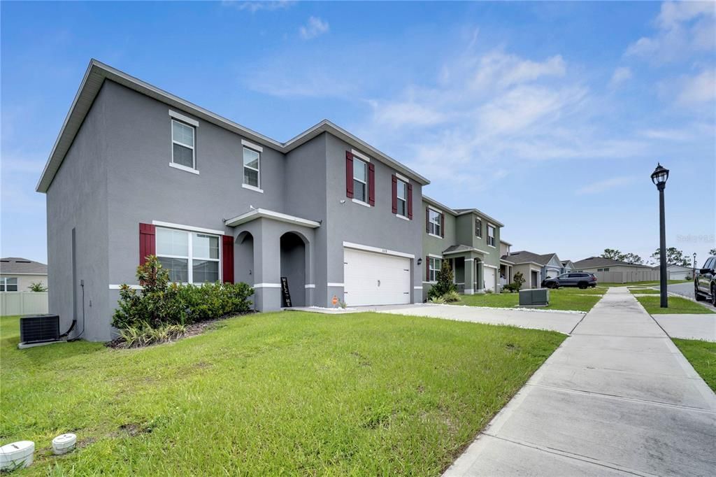 Attached, Backyard, Exterior, Facade, Mediterranean