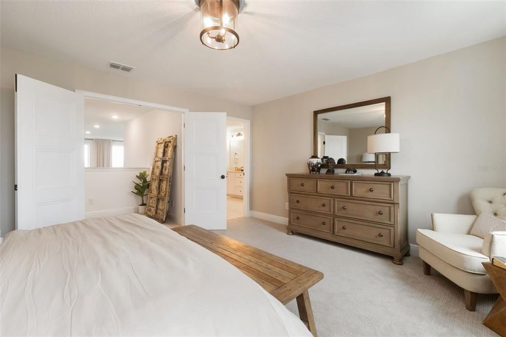 Bedroom, Interior, Recessed Lighting
