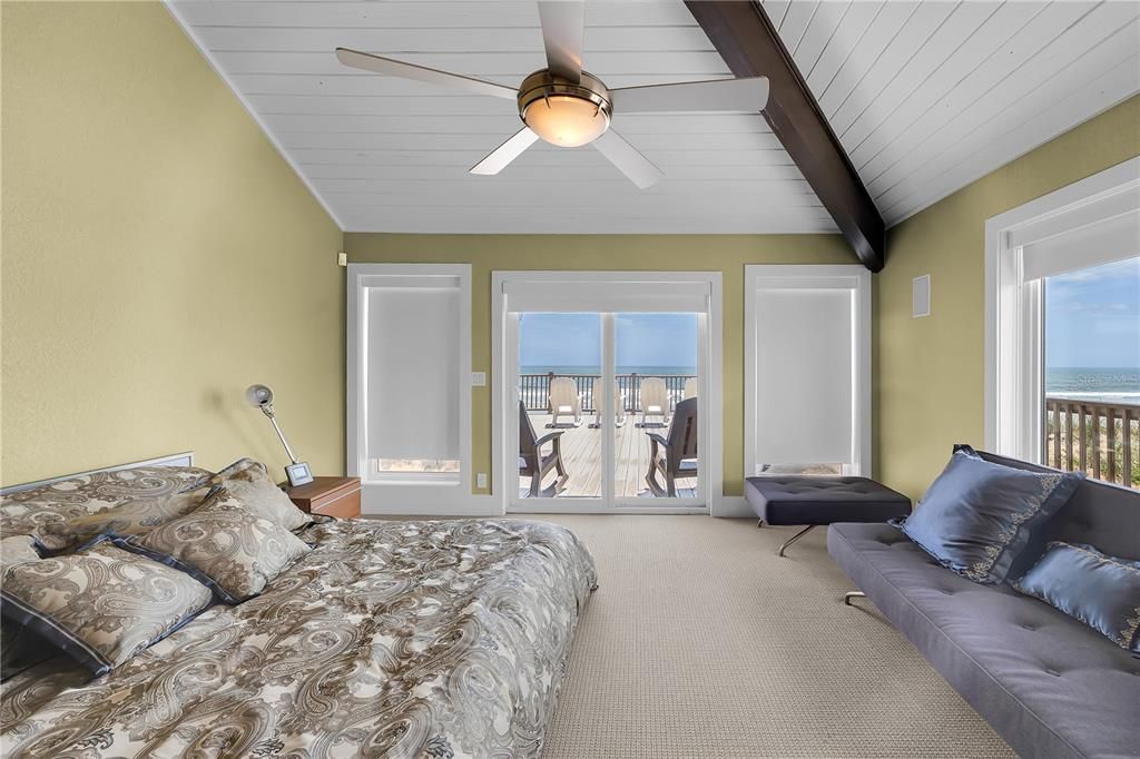 Bedroom, Interior, Water, Wooden Beams