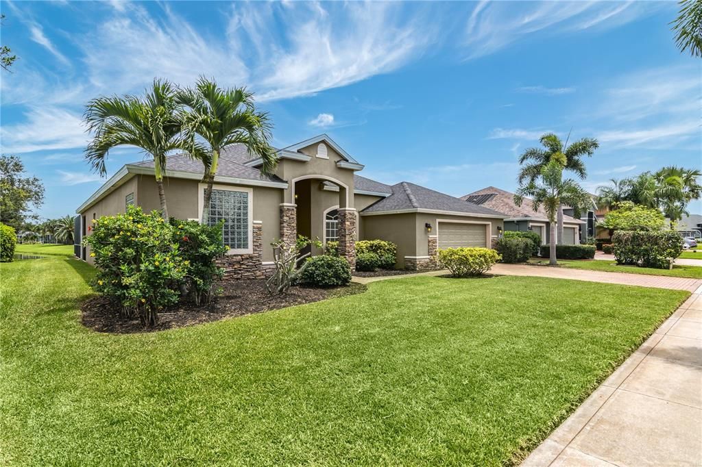 Attached, Backyard, Exterior, Facade, Mediterranean
