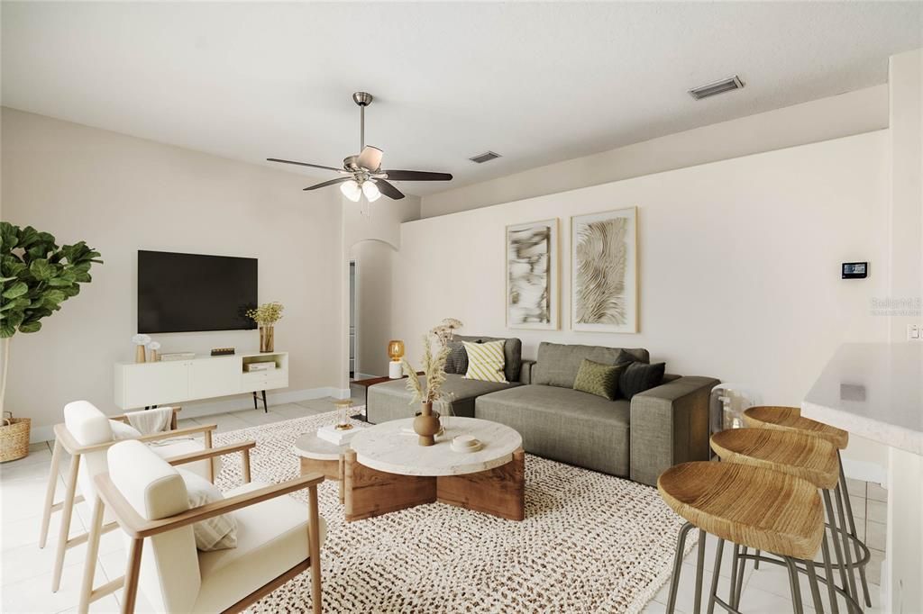 Interior, Living room