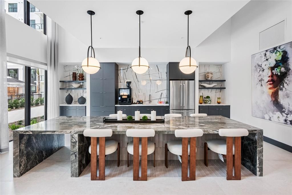 Interior, Kitchen, Pendant Lights, Stainless Steel Appliances