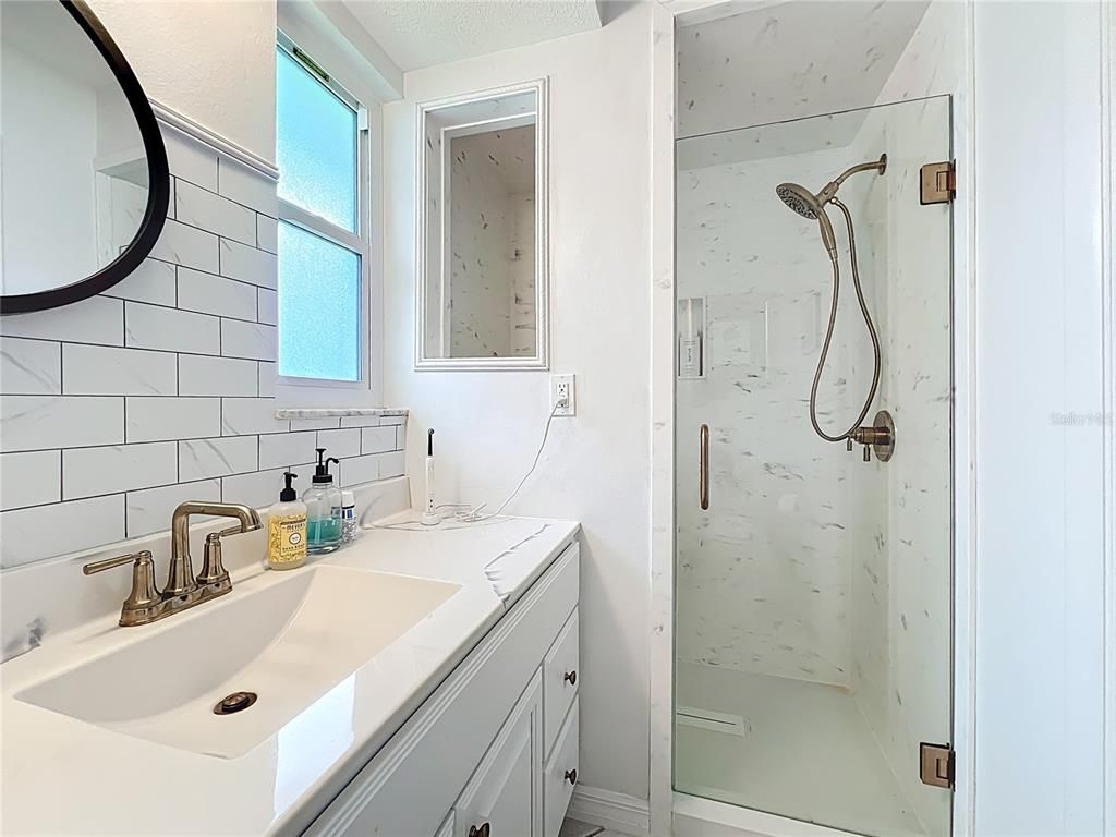 Bathroom, Glass Shower, Interior