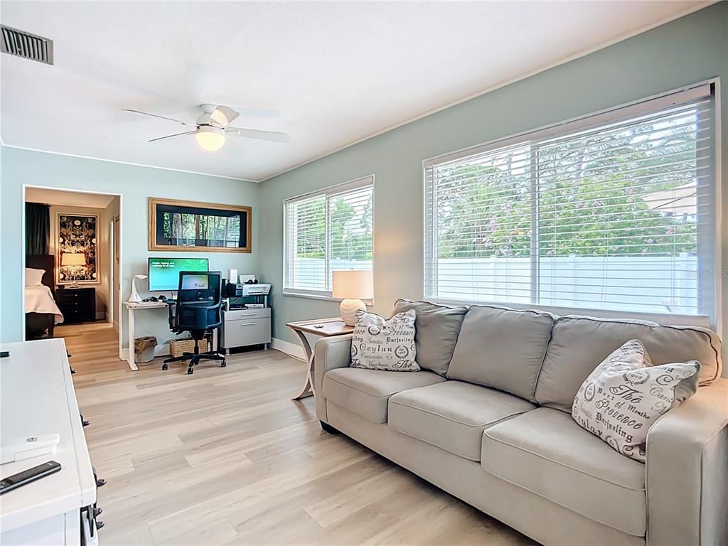 Home Office, Interior, Wood Texture Flooring