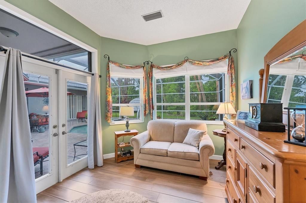 Home Office, Interior, Wood Texture Flooring