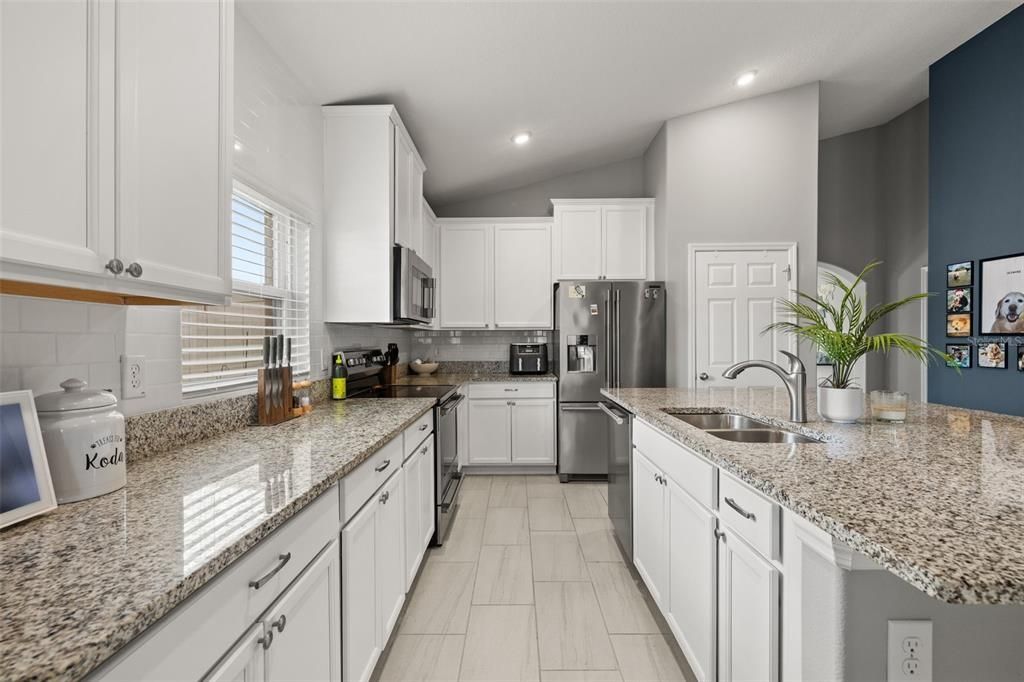 Interior, Kitchen, Recessed Lighting, Stainless Steel Appliances