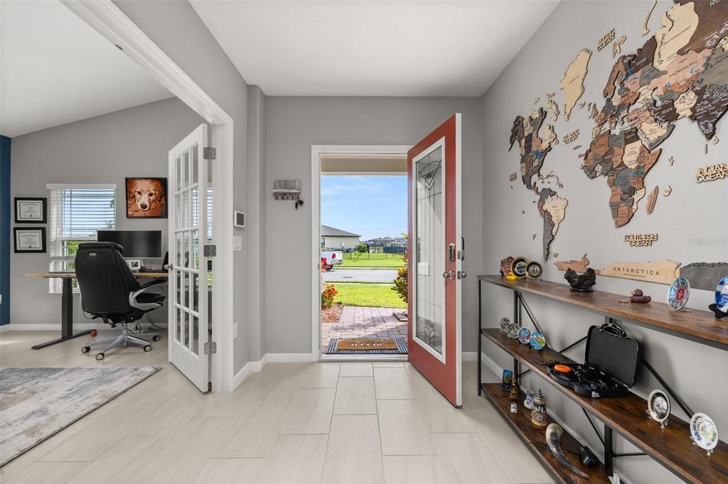 Home Office, Interior, Wood Texture Flooring