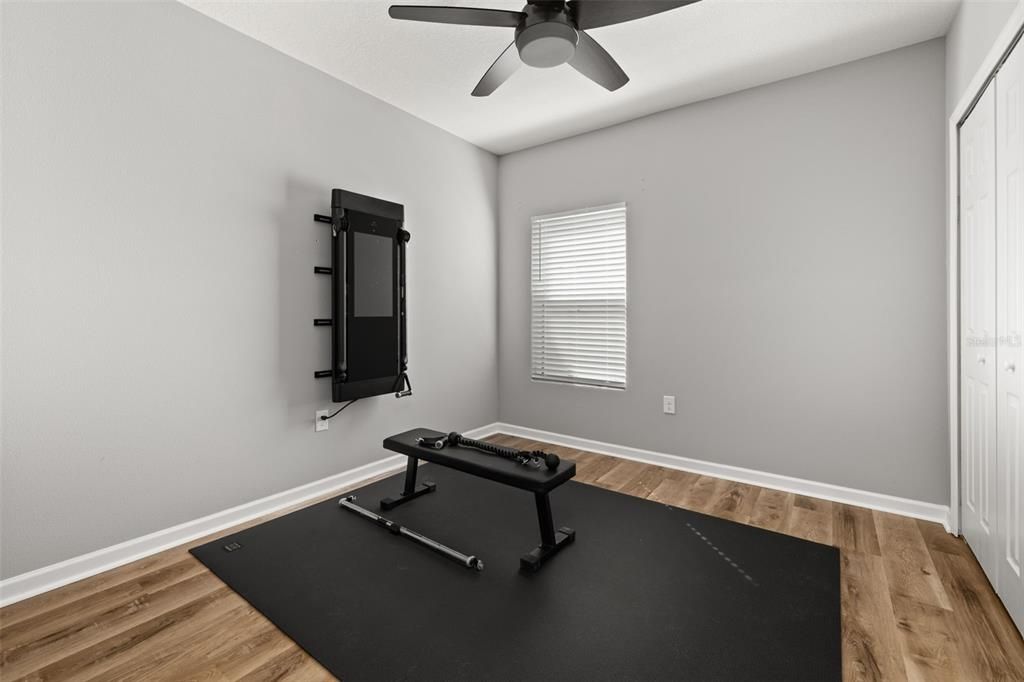 Fitness Equipment, Interior, Wood Texture Flooring