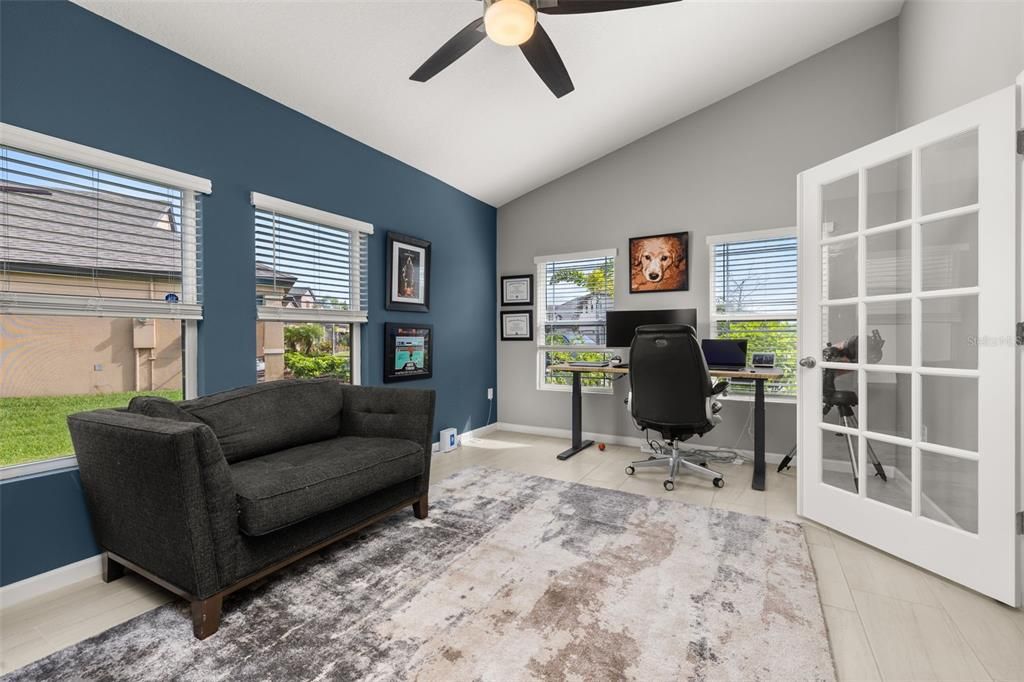 Home Office, Interior, Wood Texture Flooring