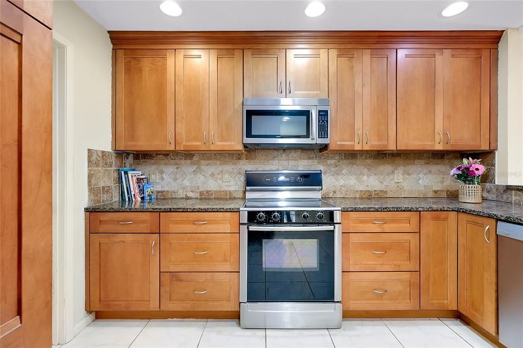 Interior, Kitchen, Recessed Lighting, Stainless Steel Appliances