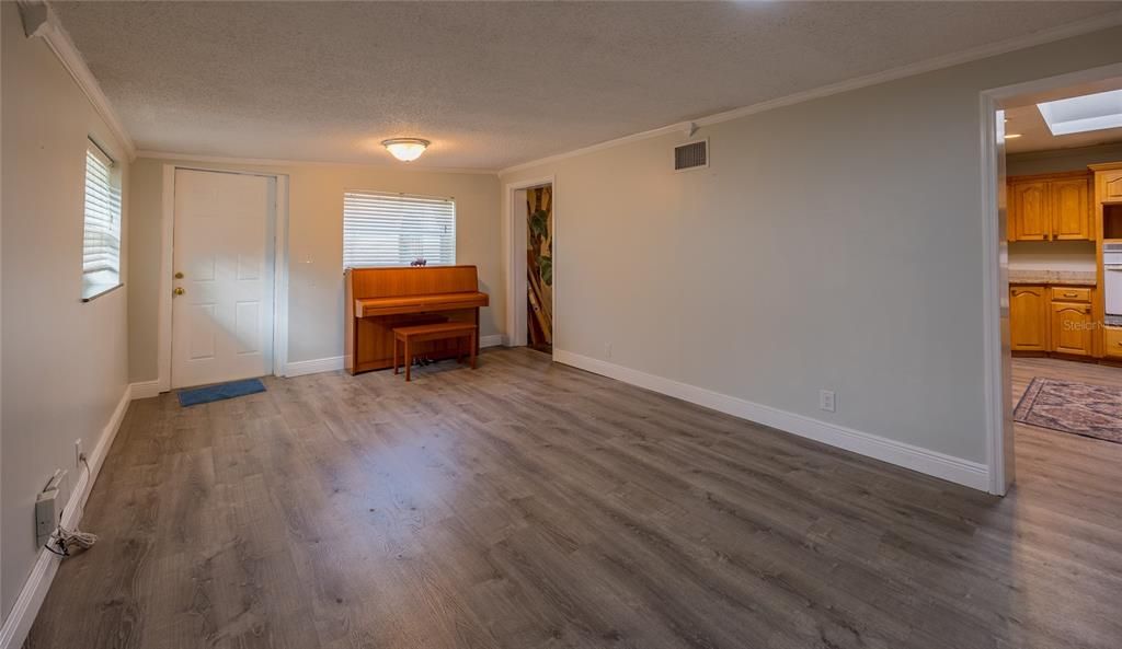 Interior, Kitchen, Piano, Wood Texture Flooring