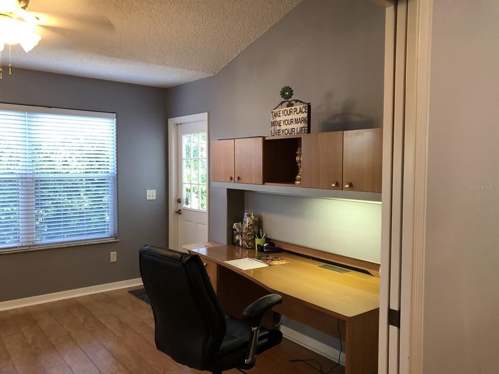 Home Office, Interior, Wood Texture Flooring