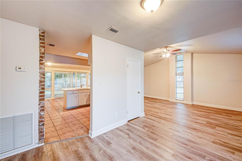 Empty room, Interior, Wood Texture Flooring