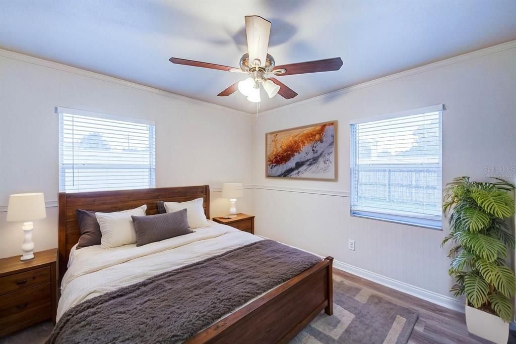 Bedroom, Interior, Wood Texture Flooring